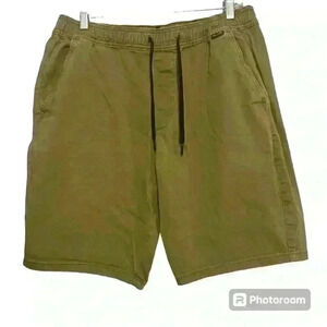 Hollister Advanced Stretch Jogger Shorts Khaki 9 Inch Inseam. Men’s Size Large